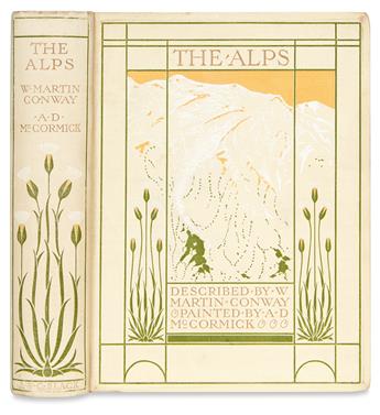 CONWAY, WILLIAM MARTIN, Sir.  The Alps. 1904. De Luxe Issue.